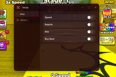 +1 Speed Verity Backroom Escape 1v1ez Script – Keyless, Speed, Rebirth, Auto Win