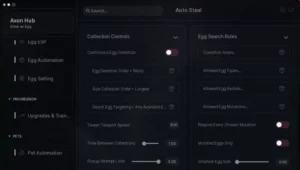 Steal An Egg Axon Hub Script – Auto Steal, Egg Predictor, Egg ESP, Egg Finder