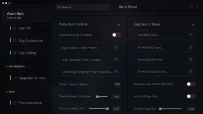 Steal An Egg Axon Hub Script – Auto Steal, Egg Predictor, Egg ESP, Egg Finder