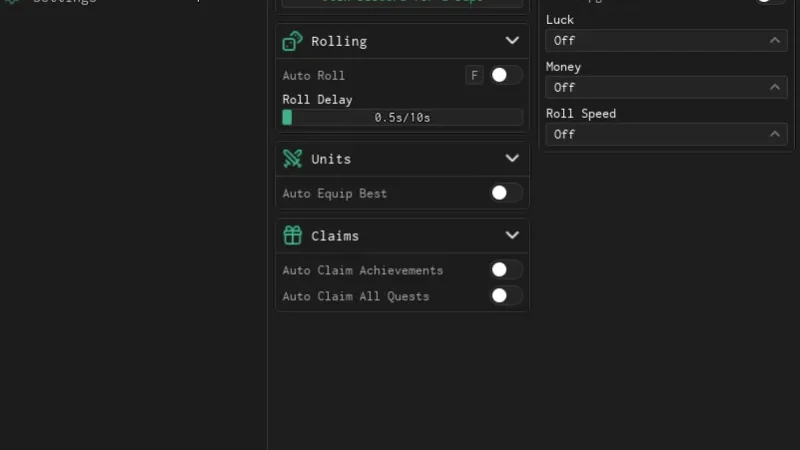 Anime RNG Defense Ouroboros Hub Script -Keyless, Auto Roll, Auto Equip Best, Auto Claim