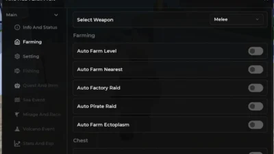 Blox Fruits ARC HUB Script – Keyless, Auto Farm, Auto Quest, ESP