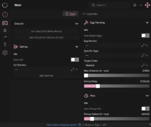 Break An Egg Ouroboros Hub Script – Keyless, Auto Sell, Egg ESP, Auto Break Eggs