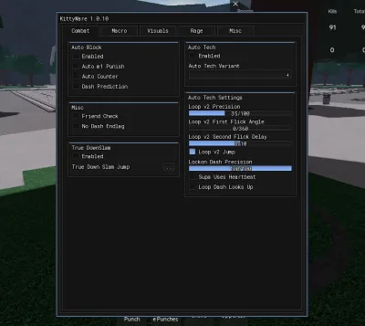 The Strongest Battlegrounds Kitty Ware Script – Keyless, Auto Counter, Auto M1 Punish, Tech Helper