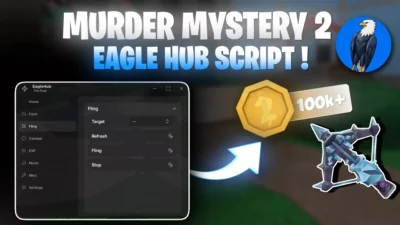 Murder Mystery 2 Eagle HUB Script – Keyless, Auto Farm, GodMode, Auto Kill