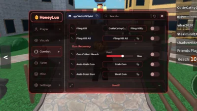 Murder Mystery 2 Honey Lua Script – Key System, Fling Kill, Silent Aim, ESP