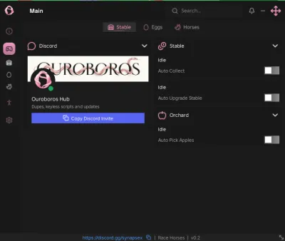 Race Horses Script – Keyless, Auto Collect, Auto Upgrade Stable, Auto Pick Apples