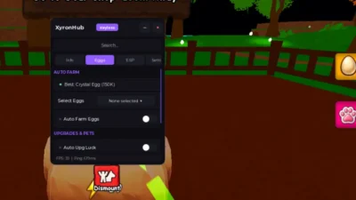 Ride A Pet XyronHub Script – Keyless, Auto Farm Eggs, Auto Feed, ESP