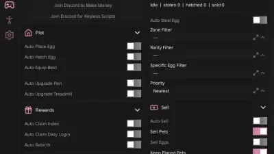 Steal An Anime Egg Ouroboros Hub Script – Keyless, Auto Hatch, Auto Upgrade, Auto Rebirth