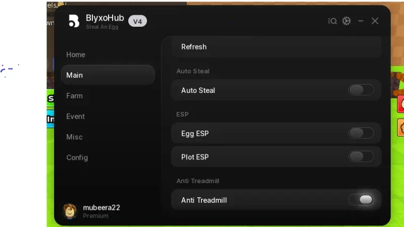 Steal An Egg BlyxoHub Script – Keyless, Auto Steal, Egg ESP, Target Egg