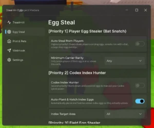 Steal An Egg Project Madara Hub Script -Keyless, Auto Hatch, Auto Sell, Egg Stealing