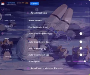 Steal An Egg Script Keyless – Auto Steal Egg, Secret Egg, Big Egg, Rare Egg