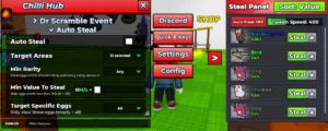 Steal An Egg Script – Keyless, Auto Steal, Target Areas, Minimum Rarity