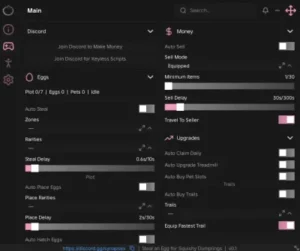 Steal An Egg for Squishy Dumplings Ouroboros Hub Script – Keyless, Auto Steal, Auto Hatch, Auto Sell