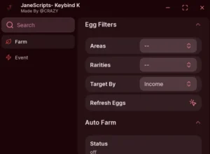 Steal an Egg JaneScripts Hub – Keyless, Auto Farm, Auto Steal, Steal Filters