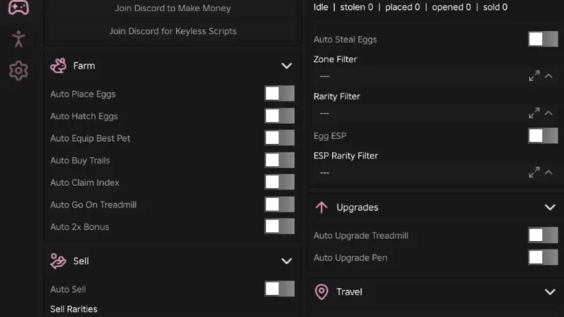 Surf For Animals Ouroboros Hub Script – Keyless, Auto Steal Eggs, Egg ESP, Auto Sell