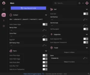 Survive Lava for Animals Ouroboros Hub Script – Keyless, Auto Steal, Egg ESP, Auto Collect