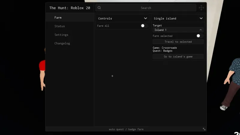 The Hunt: Roblox 20 Script – Keyless, Farm All, Target Farming, Island Travel
