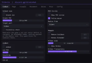 Weapon Duels Chronix Hub Script – Keyless, Aimbot, Hitbox, Auto Kill