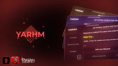 YARHM Script Hub – Keyless, MM2, Flee The Facility, Forsaken