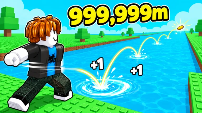 +1 Stone Skipping Script Sosiskomras Auto Play, Auto Farm & Auto Win