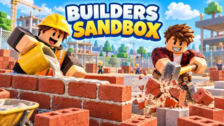 Builders Sandbox Script Barrage Hub Auto Build, Brick Farm & Auto Material