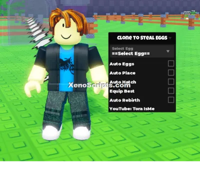 Clone to Steal Eggs Script Tora Isme Keyless Auto Eggs, Auto Hatch & Auto Rebirth