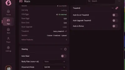 Dont Wake Up for Eggs Script Keyless Auto Treadmill, Auto Steal & Rarity Filter