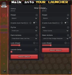 Rocket Rush Script Barrage Hub Keyless Auto Farm, Auto Race & Auto Evolve