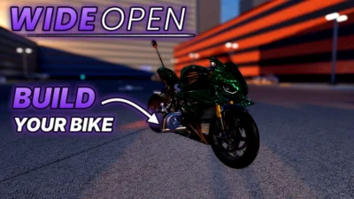 WideOpen Script Barrage Hub Auto Ride, Garage & Wheelie